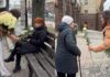 Дівчина роздала понад тисячу троянд у Києві і здивувала своєю метою: “Це не хайп”