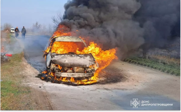 У Кам’янському районі спалахнув Chevrolet Epica: подробиці