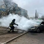 У Кам’янському вдень зайнявся Opel Astra