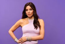 Така футболка миттєво псує образ із широкими джинсами: приклад Єви Лонгорії