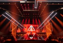 “Пізанська вежа” в серці Києва: кадри унікальної сцени шоу “Другої Ріки” (фото і відео)