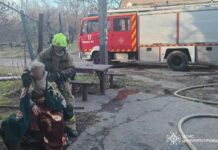 У Кривому Розі під час ліквідації пожежі надзвичайники врятували жінку