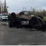 У Кривому Розі Skoda злетіла з мосту та впала на дах: постраждали троє людей