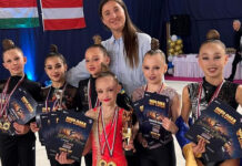 Кам’янські гімнастки вибороли низку нагород на міжнародному турнірі в Словаччині