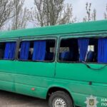 У Нікопольському районі ворог поцілив по маршрутному автобусу: поранено людей, серед них дитина