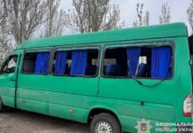 У Нікопольському районі ворог поцілив по маршрутному автобусу: поранено людей, серед них дитина