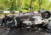 У Запоріжжі п’яний водій вчинив ДТП: автівка перекинулася на дах