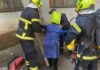 Криворізький район: рятувальники ліквідували пожежу у двоповерховому житловому будинку та врятували 8 осіб