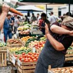 Морква, кулаки та переломи: на Центральному ринку Кривого Рогу продавці не поділили покупців