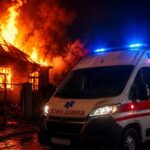 На Павлоградщині медики врятували жінку та трьох дітей, які отруїлися чадним газом під час пожежі