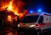 На Павлоградщині медики врятували жінку та трьох дітей, які отруїлися чадним газом під час пожежі