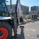 У Кам’янському капітально оновлюють зупинки на площі Софії Шаповалової