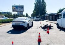 ДТП з неповнолітньою мотоциклісткою у Запоріжжі: поліція встановлює обставини аварії