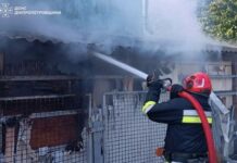 м. Синельникове: вогнеборці ліквідували пожежу на території приватного домоволодіння