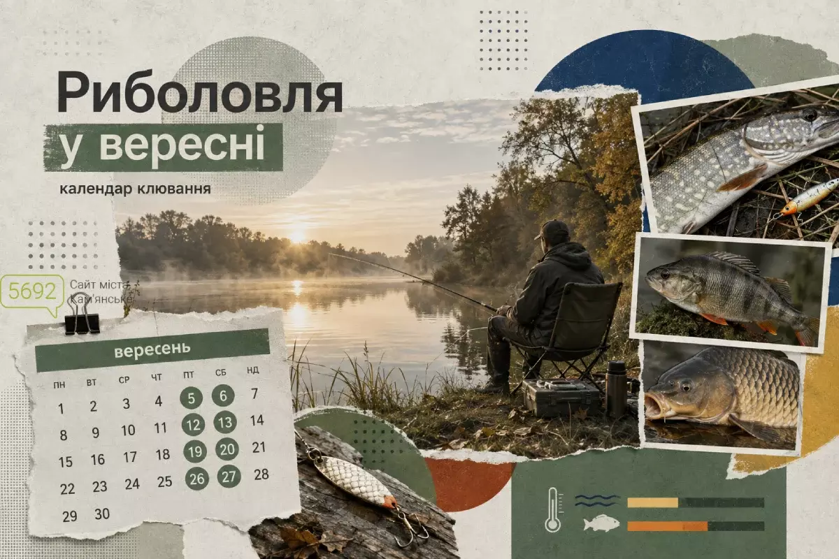 Коли їхати на риболовлю у вересні: календар клювання та поради на осінь