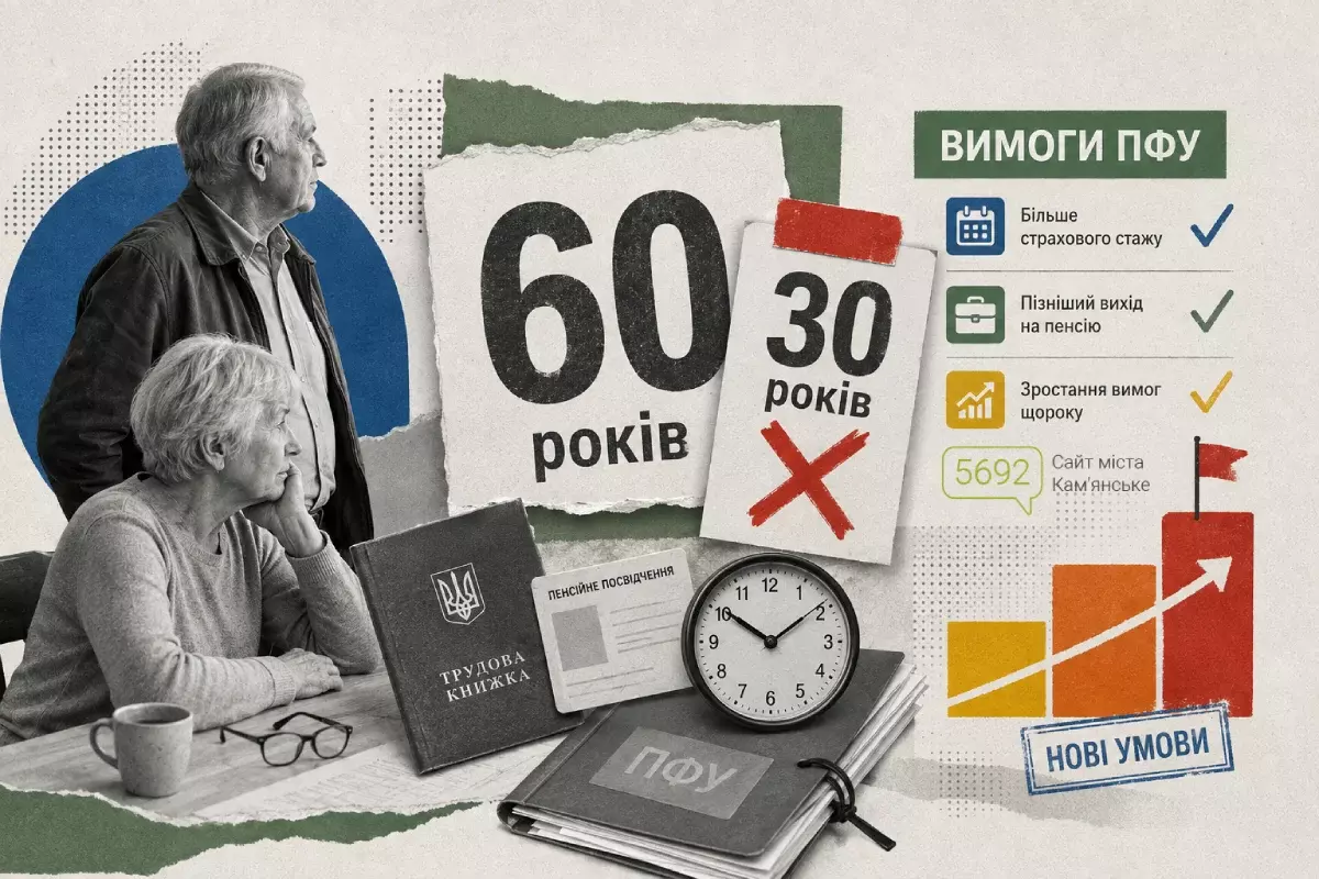Стажу 30 років уже не досить для пенсії у 60: нові вимоги ПФУ