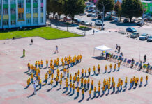 У Кам’янському понад 100 учасників долучилися до акції «Кілометри Незалежності»