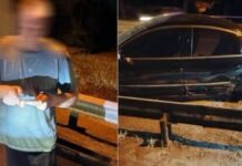 У Запоріжжі п’яний водій наїхав на бетонний блок та відбійник