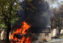 Внаслідок обстрілу Нікополя загинув водій автобуса