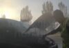 У Дніпрі посеред дороги загорівся автомобіль