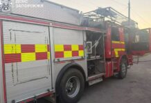 У Запоріжжі російський дрон атакував пожежно-рятувальний автомобіль: поранені четверо рятувальників