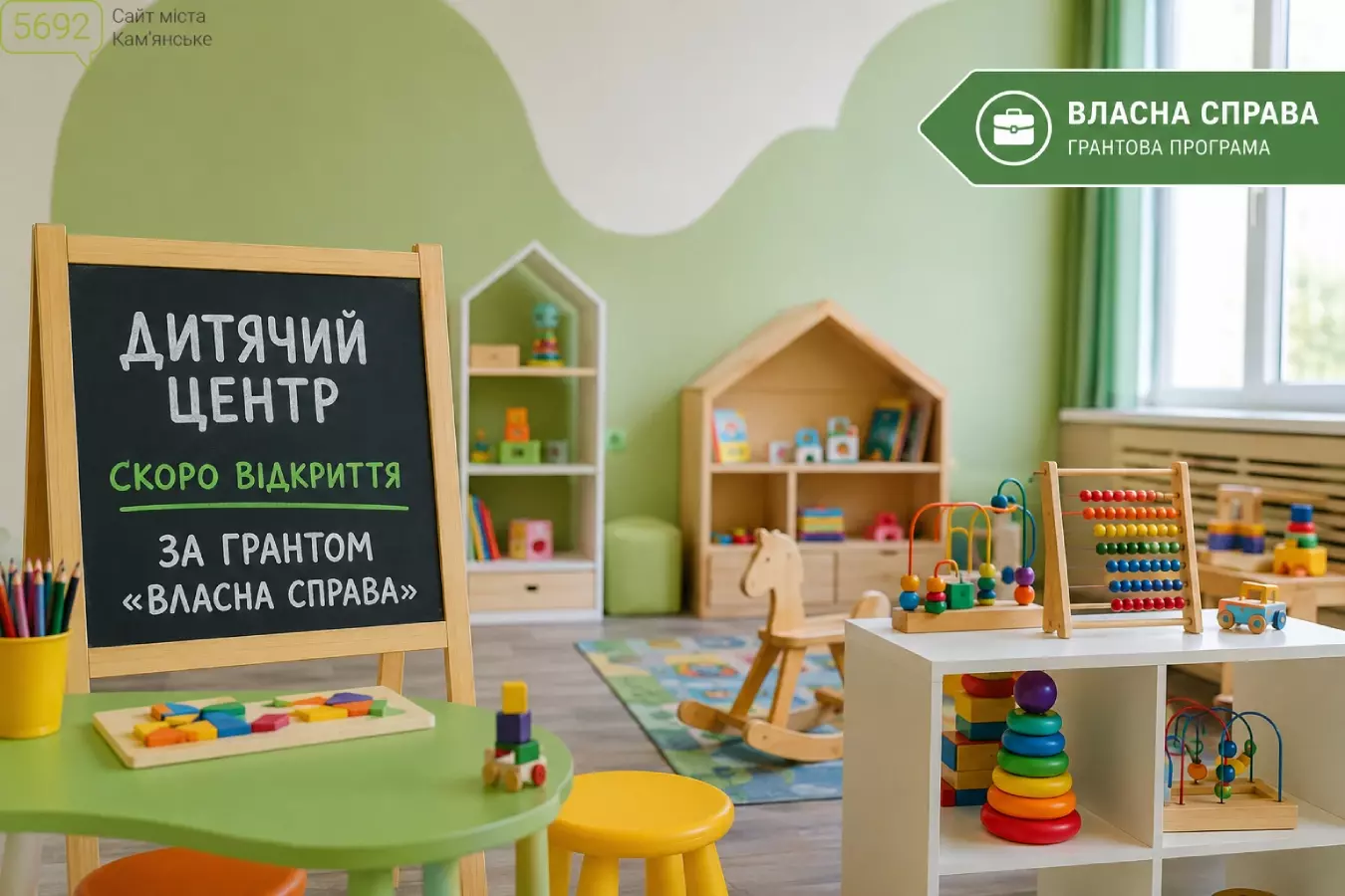 У Кам’янському відкриють дитячий центр за грантом “Власна справа”