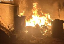 У Запоріжжі через ворожий обстріл зайнялося СТО