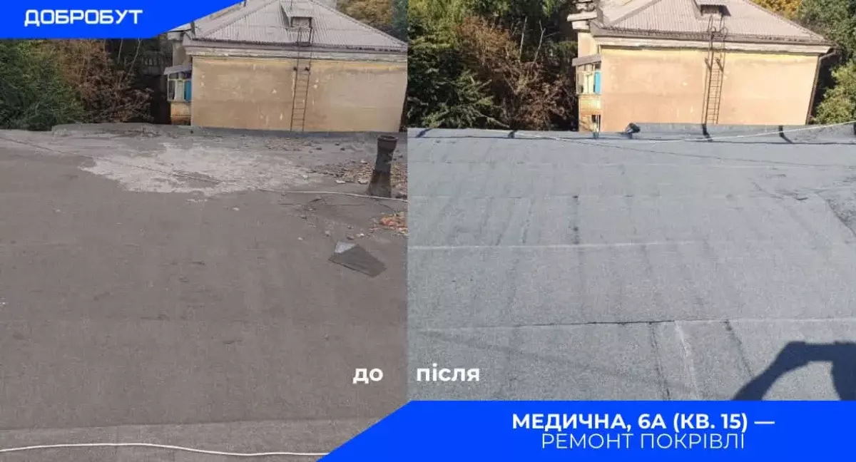 У Кам’янському ремонтують покрівлі: адреси робіт на 7 жовтня