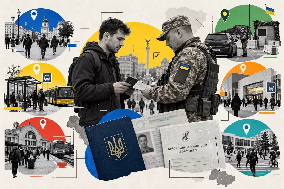 Де можуть перевіряти документи ТЦК: шість основних місць