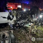 У Самарівському районі BMW врізався в дерево: водій загинув, четверо людей травмовані