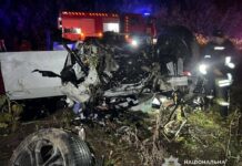 У Самарівському районі BMW врізався в дерево: водій загинув, четверо людей травмовані