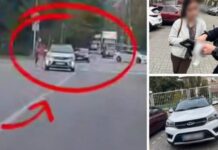 У Кривому Розі водійка не пропустила пішоходів: порушницю розшукали та притягнули до відповідальності